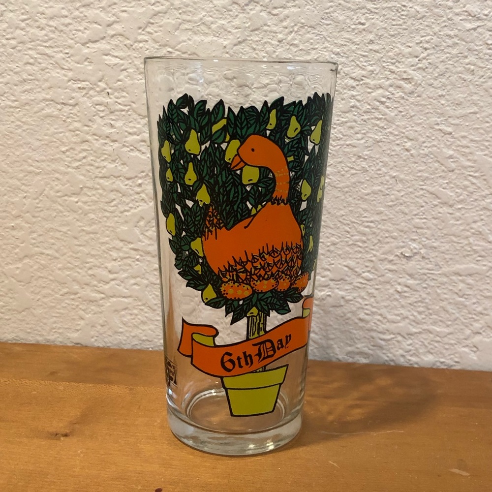 Vintage🍋 Pepsi 6days of Christmas 🎄 glass
